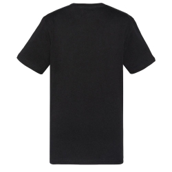 T-shirt Noir Garçon Schott USTOUR