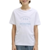 T-Shirt Blanc/Bleu Garçon Jack & Jones Tucket