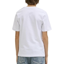 T-Shirt Blanc/Bleu Garçon Jack & Jones Tucket