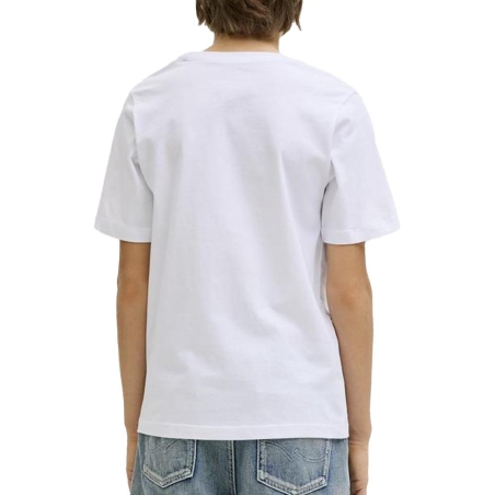 T-Shirt Blanc/Bleu Garçon Jack & Jones Tucket