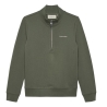 Pull 1/4 de Zip Vert Garçon Calvin Klein Jeans Chest