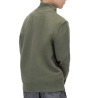 Pull 1/4 de Zip Vert Garçon Calvin Klein Jeans Chest