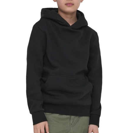 Sweat Noir Garçon Only & Sons Jceres Hoodie