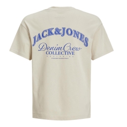 T-Shirt Écru Garçon Jack & Jones Brandes