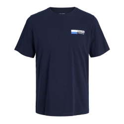 T-Shirt Marine Garçon Jack & Jones Corps