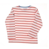 T-shirt Marinière Blanc/Corail Enfant EOM Eloris