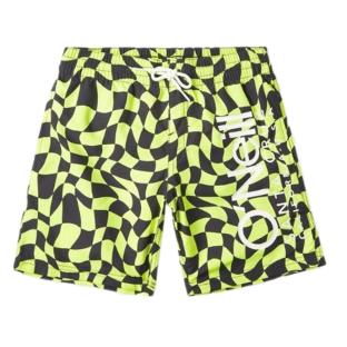 Short de bain Jaune/Noir Garçon O'Neill Cali Crazy 14