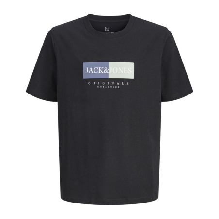 T-Shirt Noir Garçon Jack & Jones Frederiks