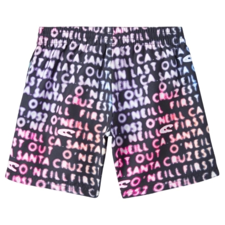 Short de bain Noir/Rose/Bleu Garçon O'Neill Cali