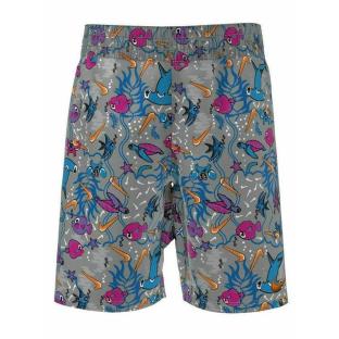 Short de bain Gris/Bleu Garçon Nike NESSC