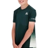 T-Shirt Vert Garçon Le Coq Sportif Tennis Pro N°2 Scarab