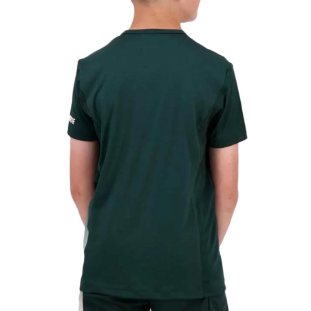 T-Shirt Vert Garçon Le Coq Sportif Tennis Pro N°2 Scarab