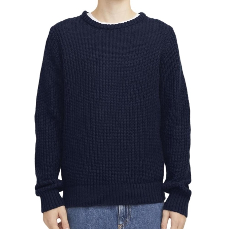 Pull Marine Garçon Jack & Jones Crew Neck