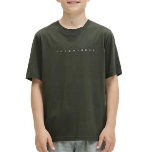 T-shirt Kaki Garçon Jack & Jones Jestar