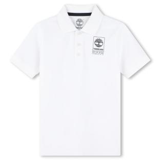 Polo Blanc Garçon Timberland T60061