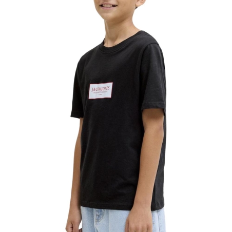 T-Shirt Noir Garçon Jack & Jones Greene