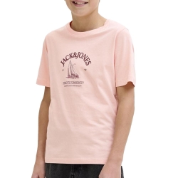 T-Shirt Rose Garçon Jack & Jones Tucket