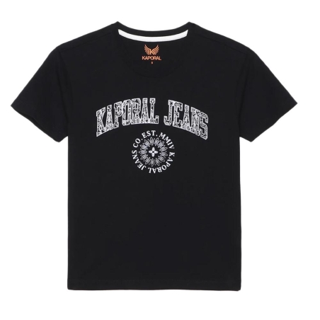 T-Shirt Noir Garçon Kaporal Orion