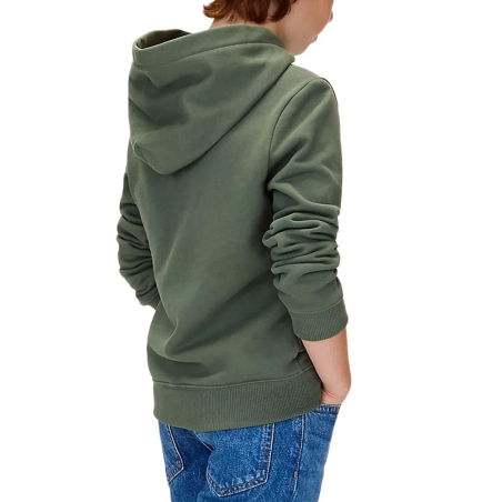 Sweat Vert Garçon Calvin Klein Jeans Small Monogram