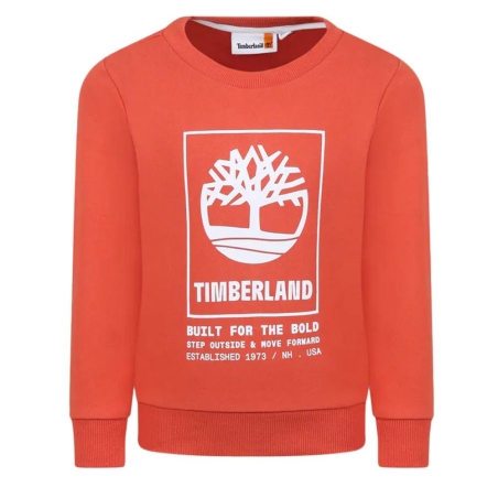 Sweat Terracotta Garçon Timberland T60075