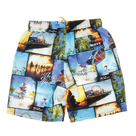 Short de bain Bleu/Orange Garçon Sun project3069