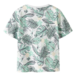 T-Shirt Blanc/Vert Garçon Name it Valmas