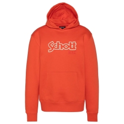 Sweat à Capuche Orange Garçon Schott Sidney