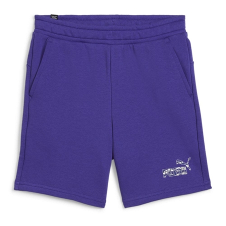 Short Bleu Garçon Puma Camo