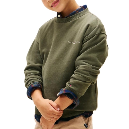 Sweat Vert Garçon Tommy Hilfiger Mini Corp