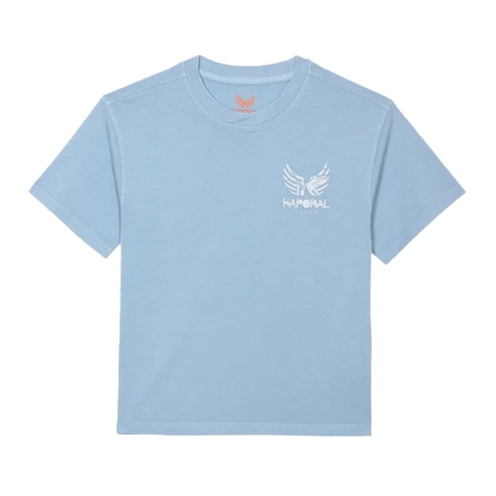 T-Shirt Blanc/Bleu Garçon Kaporal Obar