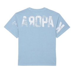 T-Shirt Blanc/Bleu Garçon Kaporal Obar
