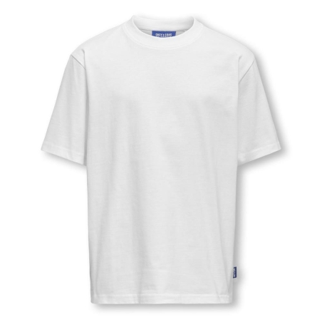 T-shirt Blanc Garçon Only & Sons Fred Life