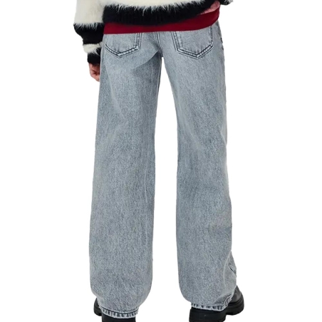 Jean Loose Gris Garçon Calvin Klein Jeans Washed
