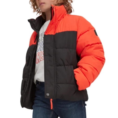 Doudoune Noir/Orange Garçon O'Neill Charged Puffer
