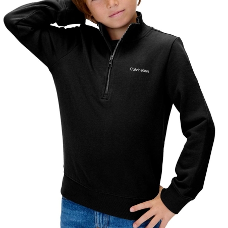Pull Noir Garçon Calvin Klein Jeans Chest