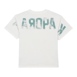 T-Shirt Blanc/Vert Garçon Kaporal Obar