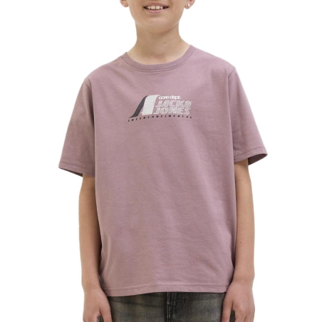 T-Shirt Rose Garçon Jack & Jones Cotier