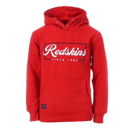 Sweat Rouge Garçon Redskins Hoodie