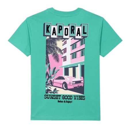 T-shirt Vert Garçon Kaporal OSTYN