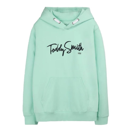 Sweat à Capuche Vert Garçon Menthe Teddy Smith Evry