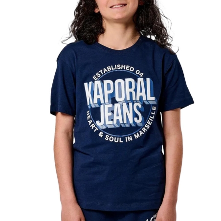 T-Shirt Marine Garçon Kaporal Otler