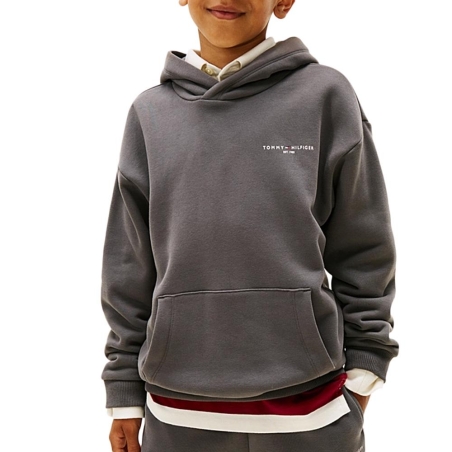 Sweat Gris Foncé Garçon Tommy Hilfiger KS0KS00660
