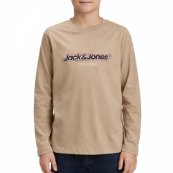 T-Shirt Beige Garçon Jack & Jones Nohos