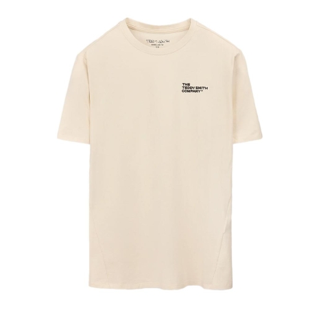 T-Shirt Beige Garçon Teddy Smith Company
