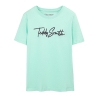 T-Shirt Vert Menthe Garçon Teddy Smith Evan