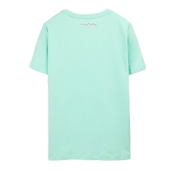 T-Shirt Vert Menthe Garçon Teddy Smith Evan