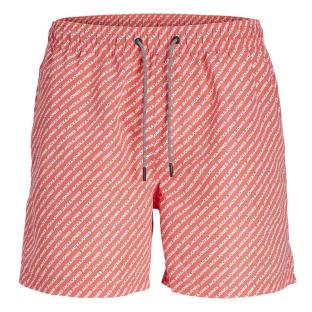 Short de Bain Rouge/Blanc Garçon Jack & Jones Fiji