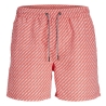 Short de Bain Rouge/Blanc Garçon Jack & Jones Fiji