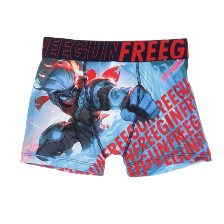 Boxer Bleu/Rouge à Imprimés Garçon Freegun POW