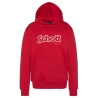 Sweat à Capuche Rouge Garçon Schott Print Schott